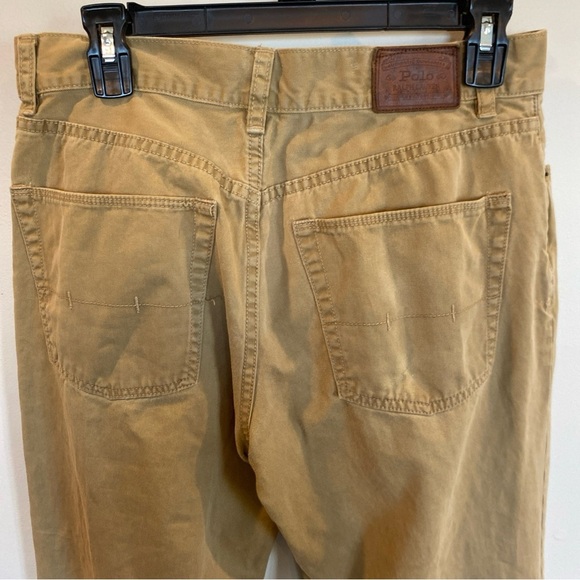 Polo Ralph Lauren Men's Khaki Light Brown Pants 31X30 Straight Leg - Picture 7 of 8